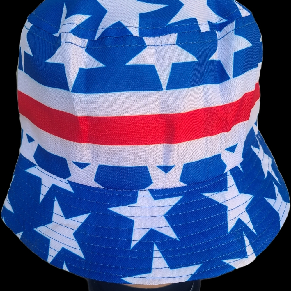 Patriotic Star Bucket Hat